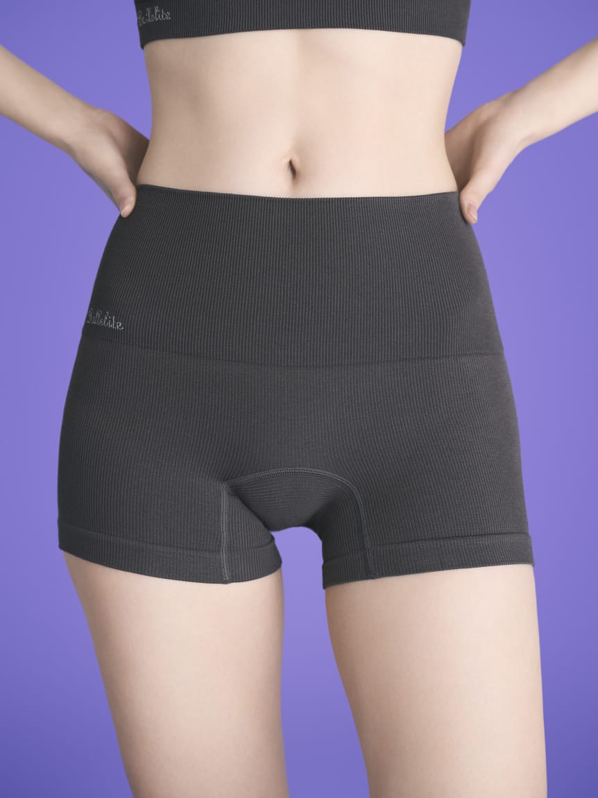 お腹シェイプボーイレッグショーツ（CGRY）の商品画像