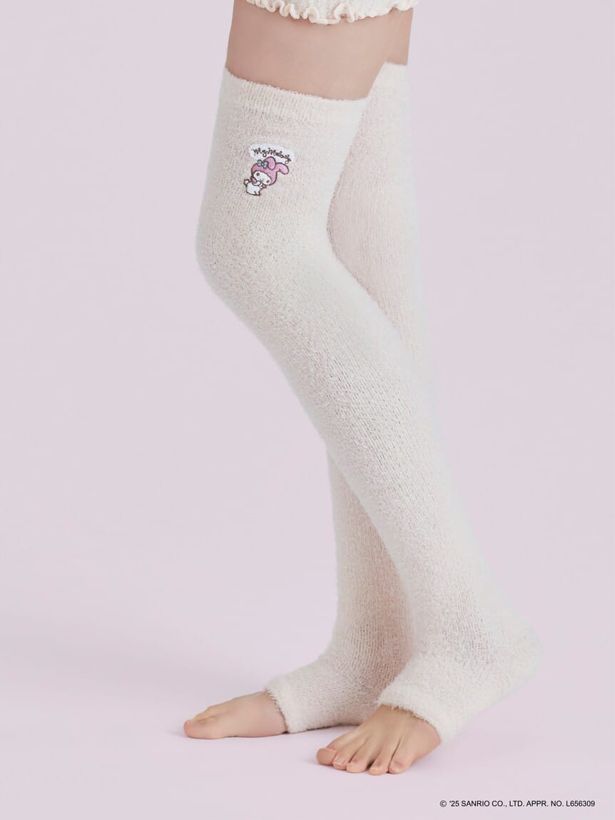 マイメロディもこもこ着圧ナイトオーバーニーソックス(PNK）の商品画像